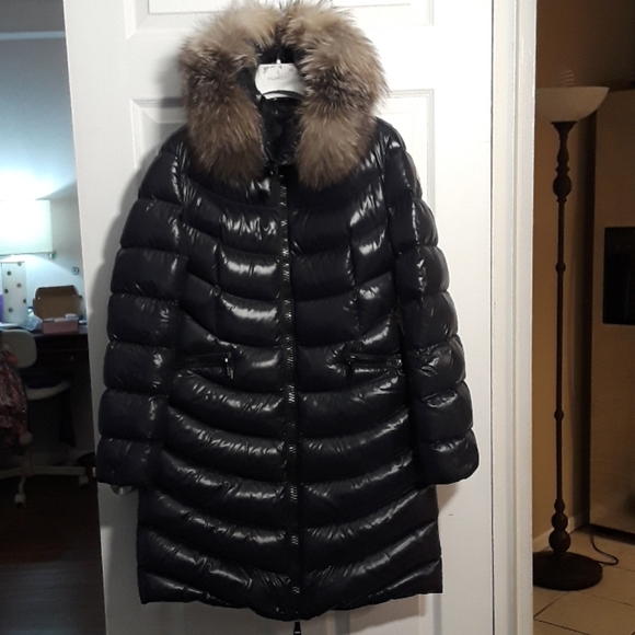 moncler fox fur